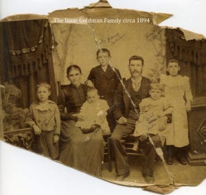 A family photo of the late 1 8 0 0 's.